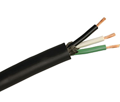 Type SJEOOW Portable Cord - 12/4 UL & CSA 300V - Black