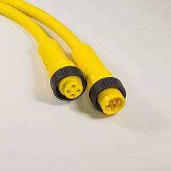 ALPHA CONNECT Flexible Cordset - MINI-7/8 to MINI-7/8 - 3 pole - 0.6 meter - 1.97 feet PR03KR113 YL355