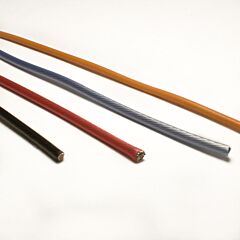 Alpha ThermoThin Hook-Up/Lead Wire - 18 AWG 19 Stranded Conductor - Nickel plated copper - Yellow - 100ft