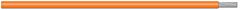 UL 3266 Cross Linked Polyethylene Hook-Up/Lead Wire - 22 AWG 7 Strand - Orange