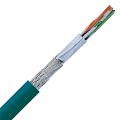 2170283 - LAPP ETHERLINE® 2 Pair: CAT5e Flexible - 26 AWG - Halogen-Free - Teal
