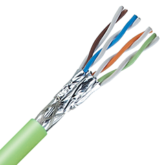 2170476 - LAPP ETHERLINE® 4 Pair: CAT7 Stationary - 22 AWG - Halogen-Free - Green