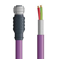 LAPP UNITRONIC&reg; PROFIBUS&reg; Single-Ended Cordsets -  - Violet PVC - Stationary  - 10m