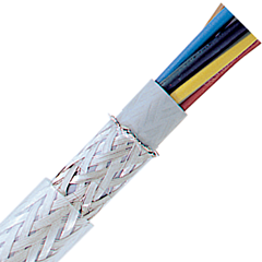 LAPP ÖLFLEX® CLASSIC 100 CY Flexible Power and Control Cable - Tinned copper braid - 16 AWG 2 Conductors - Transparent