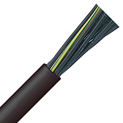 LAPP ÖLFLEX® 409 P Unshielded Multiconductor Cable - 19 AWG 2 Conductor - Black