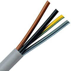LAPP ÖLFLEX® CLASSIC 100 Flexible Power and Control Cable - Unshielded - 18 AWG 3 Conductors - Gray