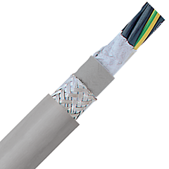 0027636 - LAPP ÖLFLEX® FD 855 CP Shielded Multiconductor Cable - 18 AWG 3 Conductor - Gray