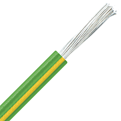 1249509 - LAPP &Ouml;LFLEX&reg; HEAT 180 SiF A High Temperature Control Cable - Unshielded - 8 AWG - Green/Yellow
