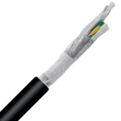 LAPP ÖLFLEX® ROBOT F1 ( C ) Shielded Multiconductor Cable - 22 AWG 4 Conductor - Black