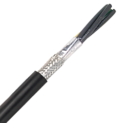 LAPP ÖLFLEX® VFD 2XL Shielded Multi-Conductor Cable - 14 AWG 4 + Drain Conductor - Black