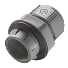 LAPP SKINTOP® CLICK Strain Relief Cable Gland - M12 - Gray