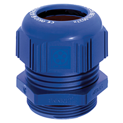 LAPP SKINTOP® KR-M ATEX plus Strain Relief Cable Gland - M20 x 1.5 - Blue