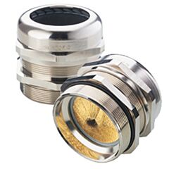 LAPP SKINTOP&reg; MS-M BRUSH Strain Relief Cable Gland - 40 Metric - Metallic