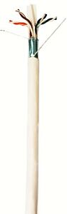 CAT6 Shielded PVC Ethernet Cable - 23 AWG 4 Pair - White