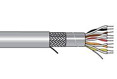 Alpha Xtra-Guard&reg;1 SupraShield Multipair Cable - 20 AWG 15 Pair - Slate - 300V - 1000 ft