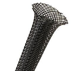 1/8 inch, Flexo&reg; PET (PTN) Expandable Sleeving - Braided, Black