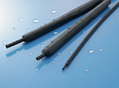Sumitube W3B2 3/16" Nominal Size Dual Wall Heat Shrinkable Tubing, White, 3:1 Shrink Ratio