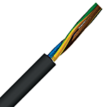 &Ouml;LFLEX&reg; POWER IX <HAR> SOOW Cordage - 18 AWG 3 Conductor - Black