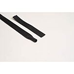 Dunbar WFHS-221 ArmorFlex 90 mm Woven Fabric 2:1 Polyester/Polyolefin Heat Shrink - Black
