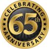 Logo with text that says "Celebrating 65th Anniversary".