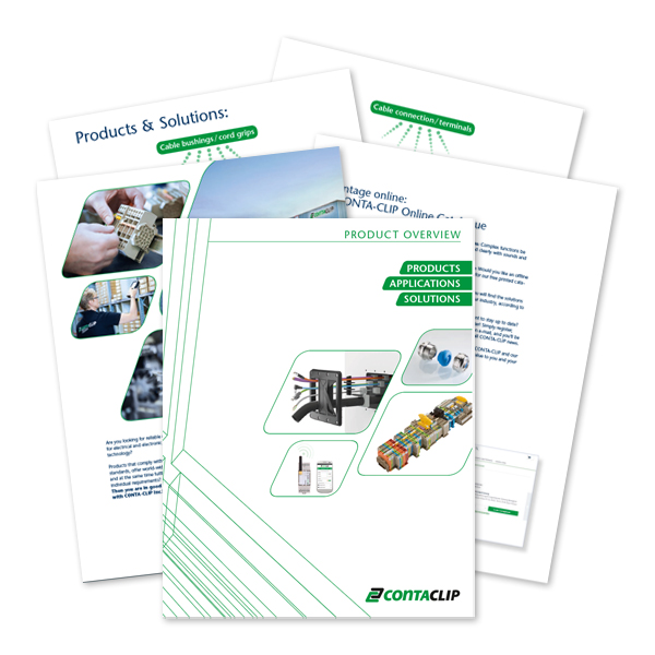 Preview of CONTA-CLIP product overview catalog