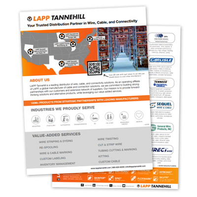 LAPP Tannehill Line Card Flyer